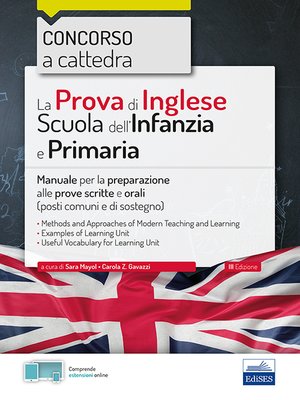 cover image of La Prova di Inglese per la Scuola dell'Infanzia e Primaria